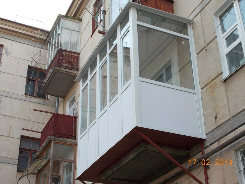 Расширение балконов и лоджий с выносом в Севастополе - Дом Дока