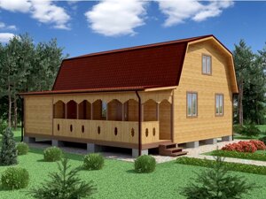 Строим каркасный дачный дом 8*8 под ключ | Севастополь