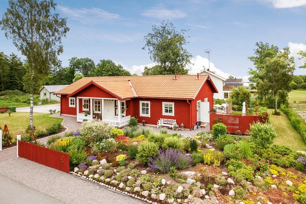 Шведский проект одноэтажного каркасного дома Вилла Smygehamn от компании Дом Дока - фото 1