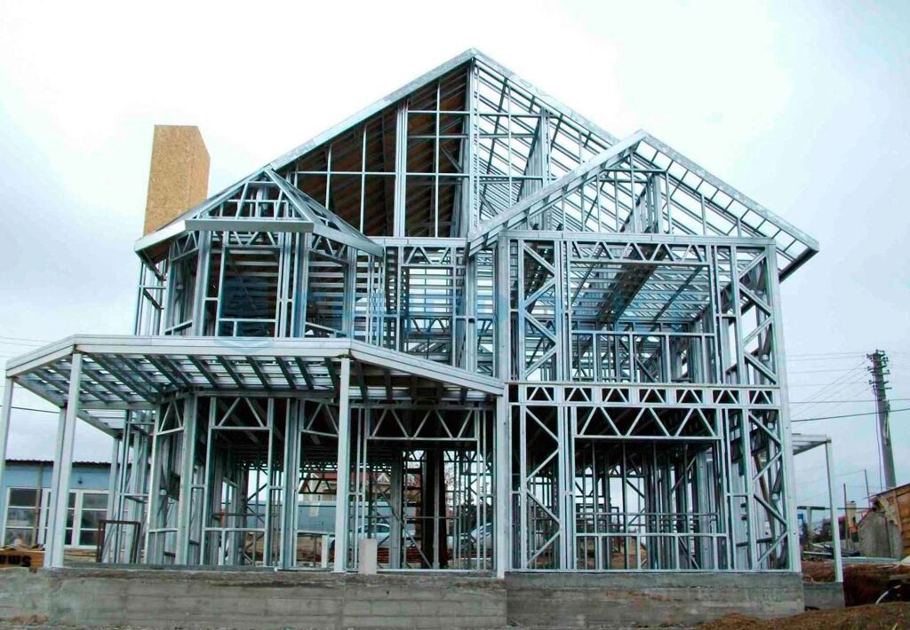 Строительство каркасного дома по технологии ЛСТК от компании Дом Дока - фото 1