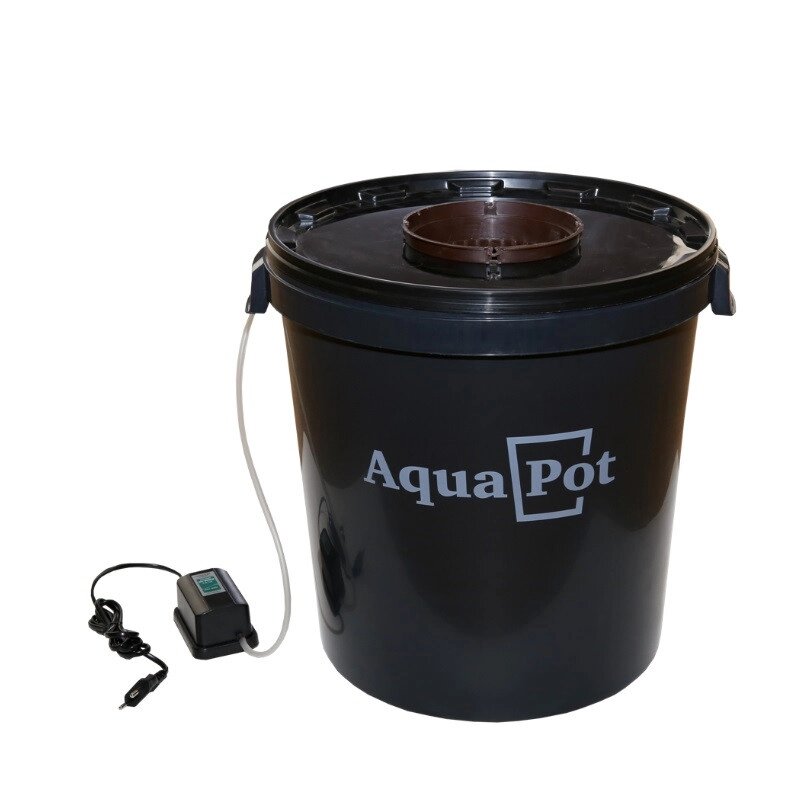 AquaPot XL Гидропонная система (5 шт/уп; с компрессором) от компании ИП ВОЛОШИН ДЕНИС ГРИГОРЬЕВИЧ - фото 1