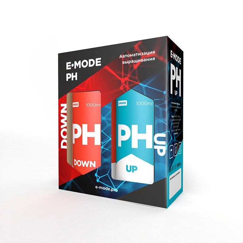 E-MODE set PH UP/PH DOWN 1 л комплект регуляторов PH от компании ИП ВОЛОШИН ДЕНИС ГРИГОРЬЕВИЧ - фото 1