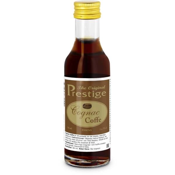 Эссенция для самогона Prestige Кофейный Коньяк (Cognac Coffee) 50 ml от компании ИП ВОЛОШИН ДЕНИС ГРИГОРЬЕВИЧ - фото 1