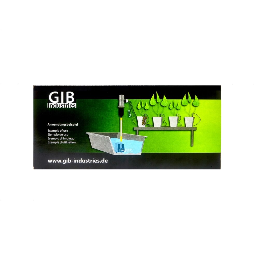 GIB (капельный полив) эконом-класса для 12 растений, напор 0,5 м от компании ИП ВОЛОШИН ДЕНИС ГРИГОРЬЕВИЧ - фото 1