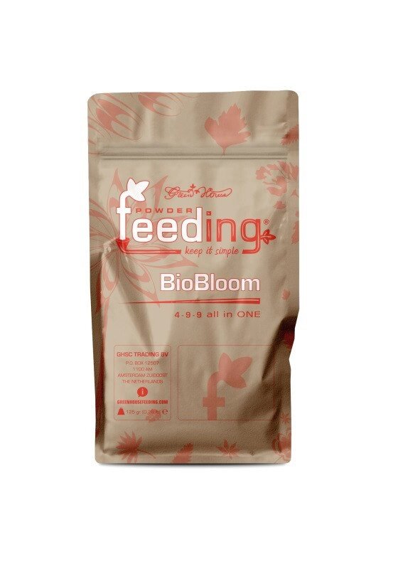 Green House Powder Feeding BIO Bloom 0,125 kg Удобрение органическое для стадии цветения от компании ИП ВОЛОШИН ДЕНИС ГРИГОРЬЕВИЧ - фото 1