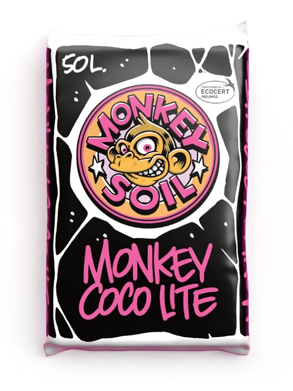 Кокосовый субстрат Monkey Coco Lite с перлитом 50 л от компании ИП ВОЛОШИН ДЕНИС ГРИГОРЬЕВИЧ - фото 1