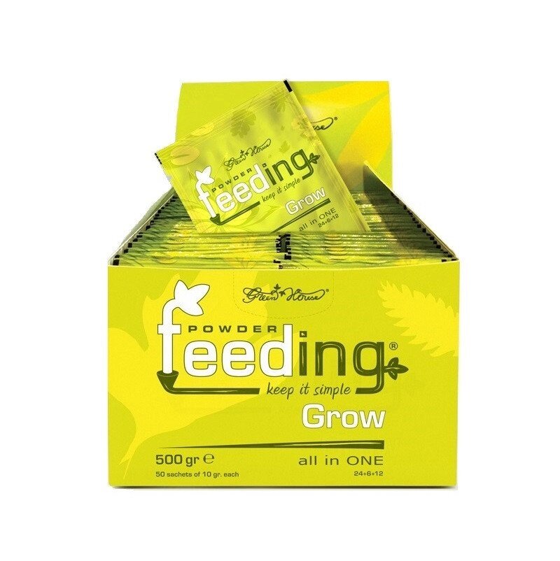 Green House Powder Feeding Grow 0,5 kg Удобрение минеральное для стадии вегетации - скидка