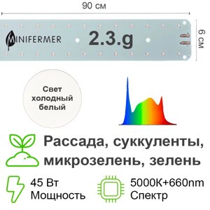 Биколор Комфорт 2.3.g - Рассада, Микрозелень. Белый свет.