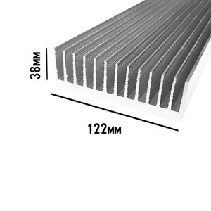Профиль алюминиевый 122мм*38мм * 3,7кг (Цена указана за 10см)