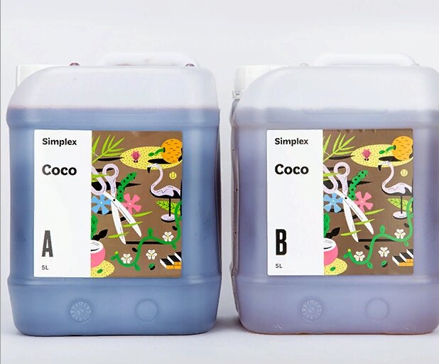 SIMPLEX Coco А+В 5 L Удобрение для кокосового субстрата от компании ИП ВОЛОШИН ДЕНИС ГРИГОРЬЕВИЧ - фото 1