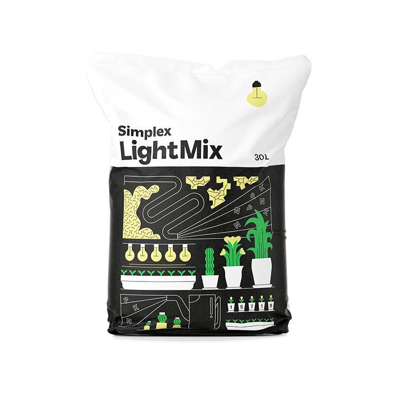 Simplex LightMix 30 л Субстрат почвосмесь от компании ИП ВОЛОШИН ДЕНИС ГРИГОРЬЕВИЧ - фото 1
