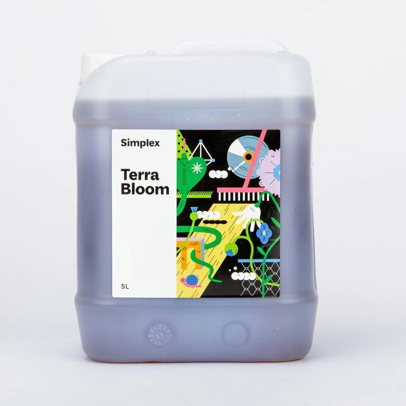 SIMPLEX Terra Bloom 5 L Удобрение для почвосмесей для стадии цветения от компании ИП ВОЛОШИН ДЕНИС ГРИГОРЬЕВИЧ - фото 1
