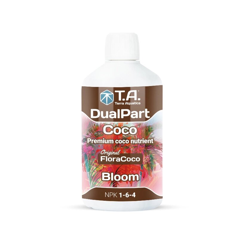 Terra Aquatica DualPart Coco Bloom 0,5 л Удобрение минеральное для кокосового субстрата от компании ИП ВОЛОШИН ДЕНИС ГРИГОРЬЕВИЧ - фото 1