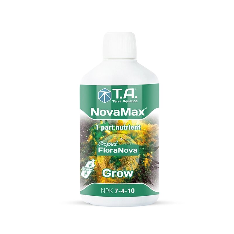 Terra Aquatica NovaMax Grow 0,5 л Удобрение органоминеральное для стадии вегетации от компании ИП ВОЛОШИН ДЕНИС ГРИГОРЬЕВИЧ - фото 1
