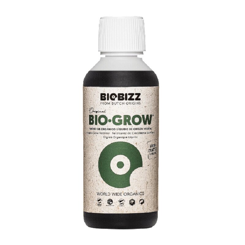 Удобрение BioBizz Bio-Grow 0,25 л от компании ИП ВОЛОШИН ДЕНИС ГРИГОРЬЕВИЧ - фото 1