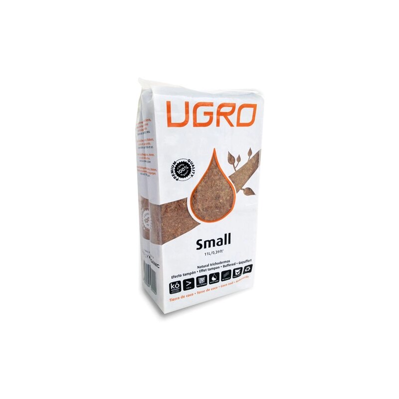 UGro Small Basic Кокосовый субстрат, 12 шт/уп от компании ИП ВОЛОШИН ДЕНИС ГРИГОРЬЕВИЧ - фото 1