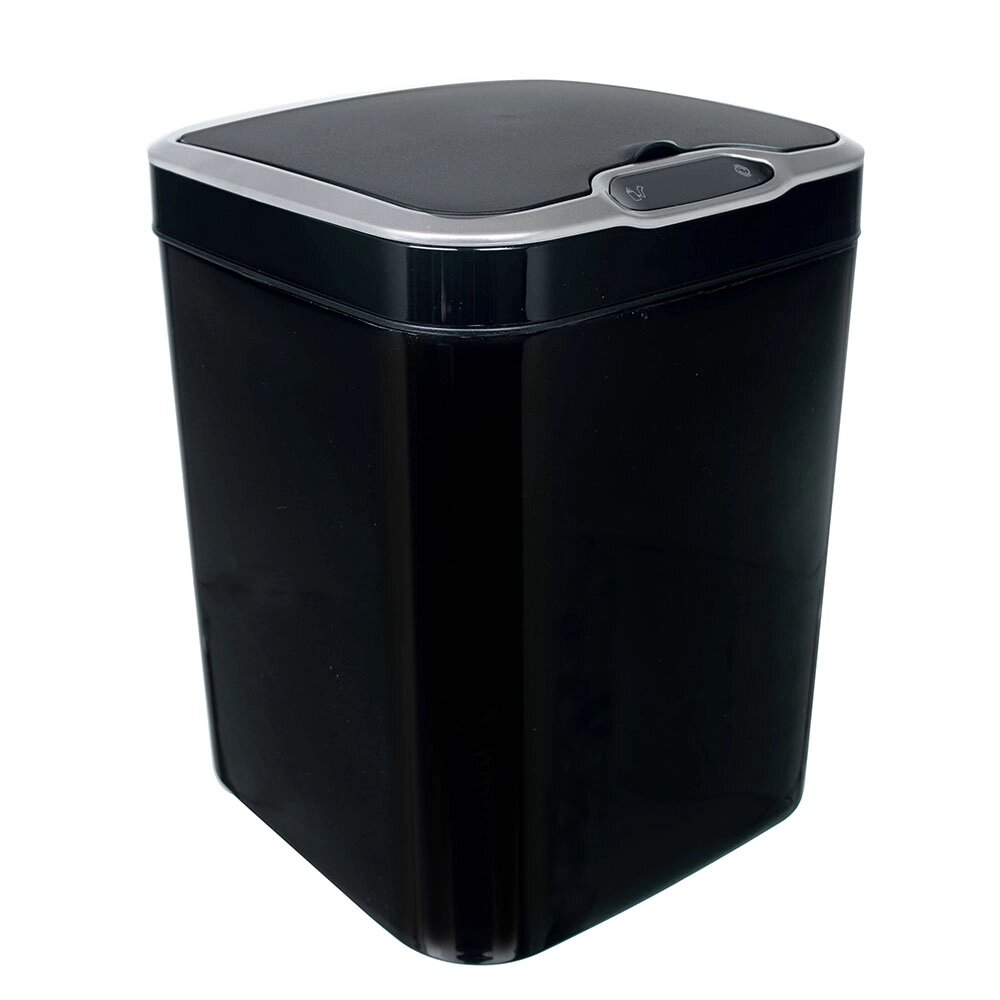 Ведро для мусора сенсорное, квадрат, Foodatlas JAH-6511, 15 л (черный) от компании ИП ВОЛОШИН ДЕНИС ГРИГОРЬЕВИЧ - фото 1