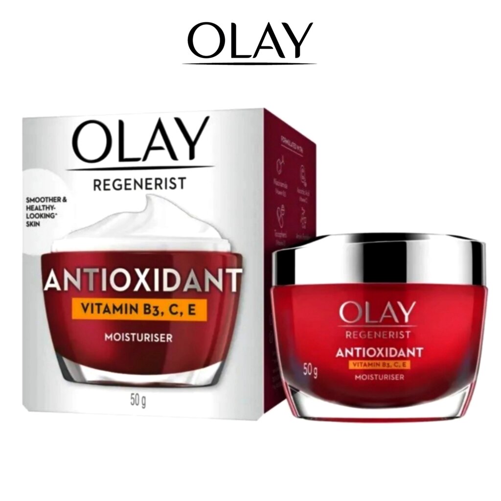 Антивозрастной крем Антиоксидант Olay Regenerist Antioxidant Vitamin B3, C,E Cream, 50 гр. Таиланд от компании Тайская косметика и товары из Таиланда - Melissa - фото 1