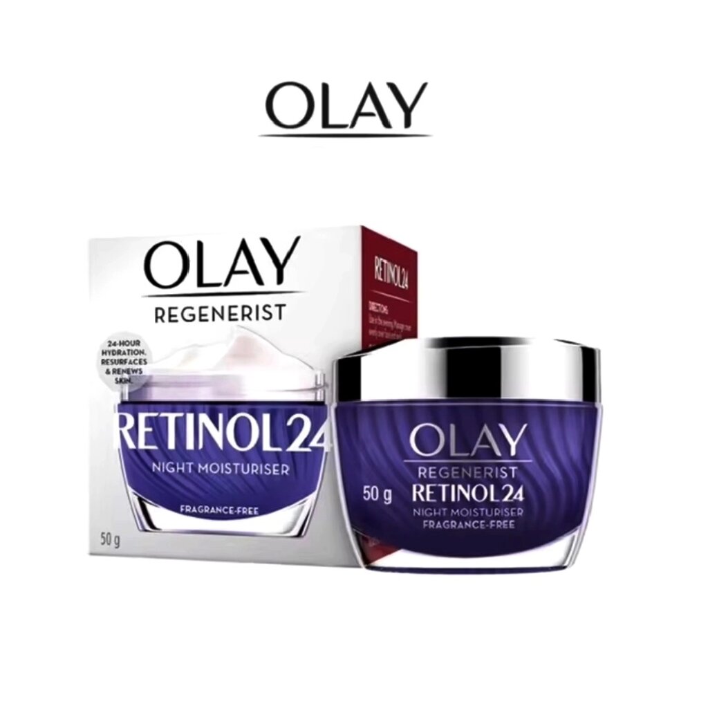 Антивозрастной крем для лица c ретинолом Olay Regenerist Retinol Night Face Moisturizer Anti-Aging Cream, 50 гр. от компании Тайская косметика и товары из Таиланда - Melissa - фото 1