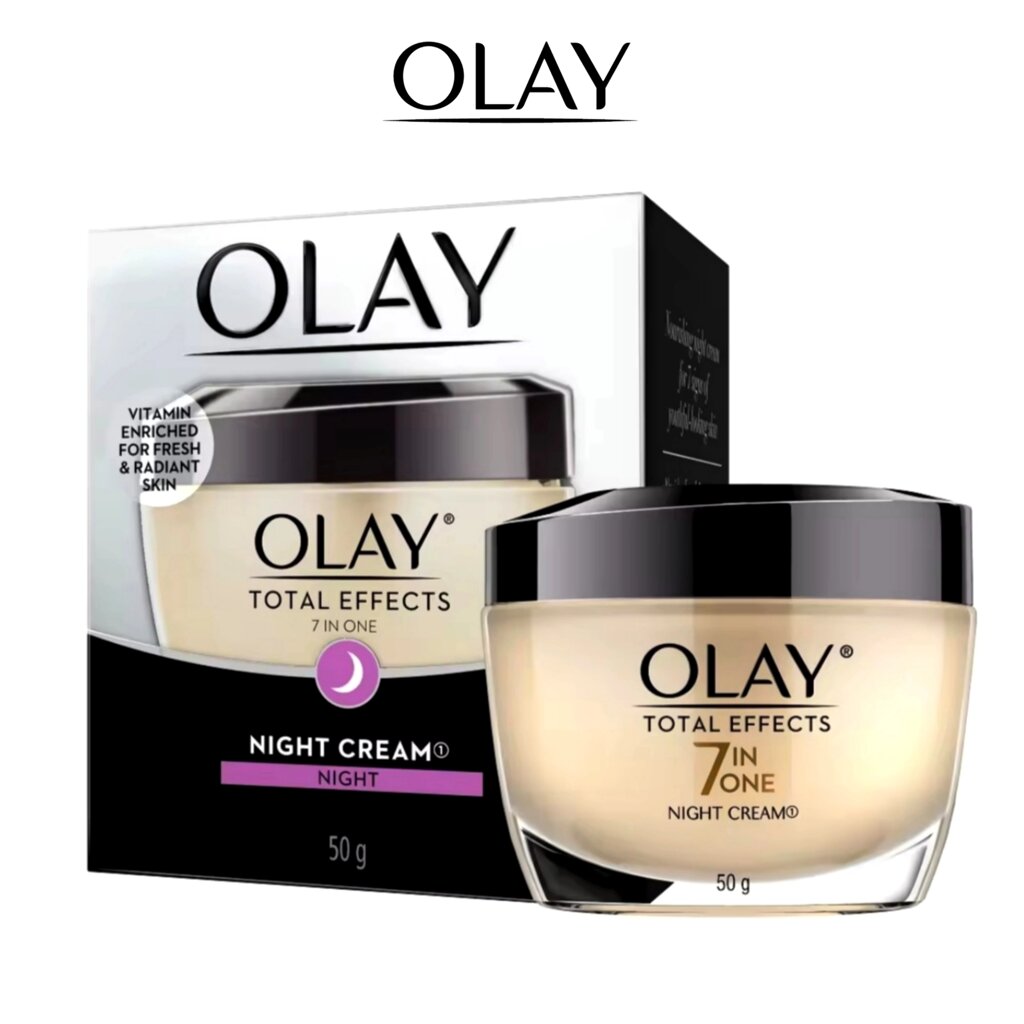 Антивозрастной крем ночной Olay Total Effects 7 in 1 Night Cream, 50 гр. от компании Тайская косметика и товары из Таиланда - Melissa - фото 1