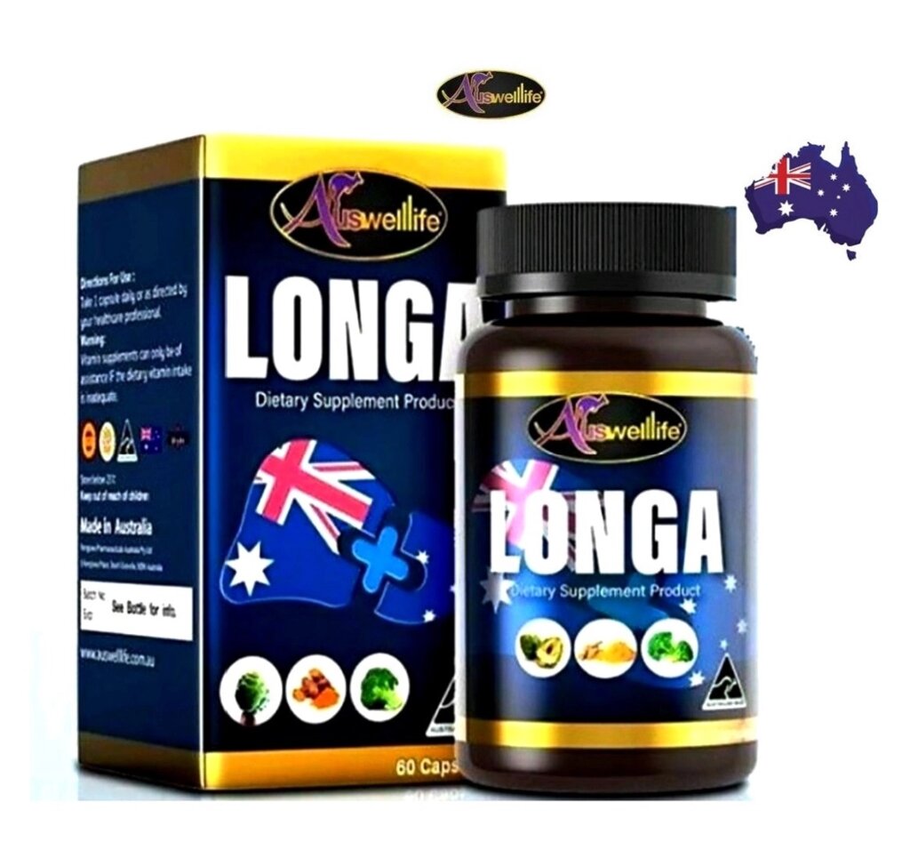 Auswelllife Longa Dietary Supplement Product Тоник для печени, 60 капсул. Австралия от компании Тайская косметика и товары из Таиланда - Melissa - фото 1