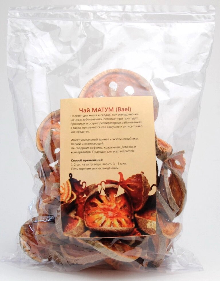 Баел Матум сухой, тайский чай, 200 гр / Bael Matum tea, 200 gr. Таиланд от компании Тайская косметика и товары из Таиланда - Melissa - фото 1