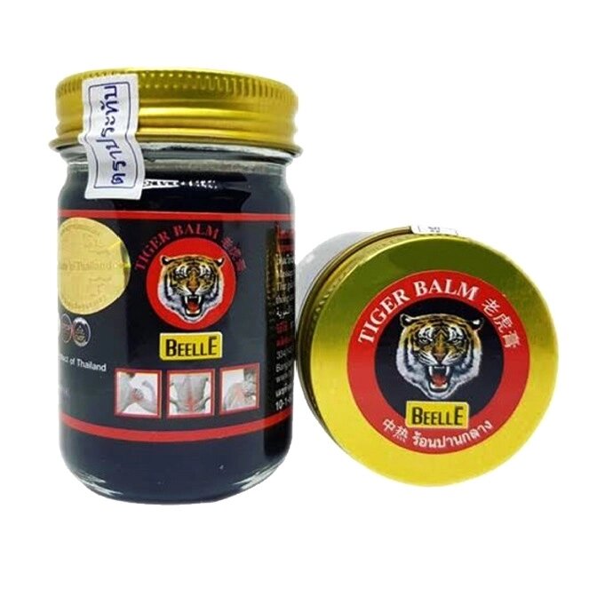 Бальзам тайский тигровый чёрный Beelle tiger black balm. Таиланд 200 от компании Тайская косметика и товары из Таиланда - Melissa - фото 1