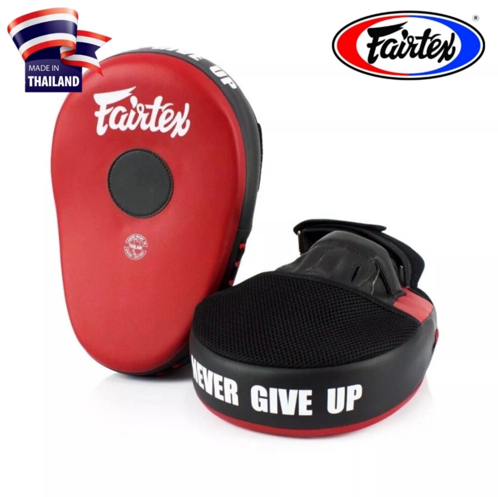 Боксерские лапы Fairtex FMV-13 Maximized Focus Mitts, Таиланд Red/Black от компании Тайская косметика и товары из Таиланда - Melissa - фото 6