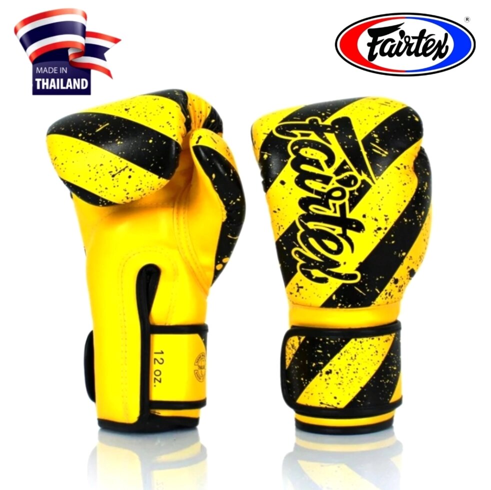 Боксерские перчатки Fairtex Boxing Gloves Art Collections BGV14TY, Таиланд 10 oz от компании Тайская косметика и товары из Таиланда - Melissa - фото 1