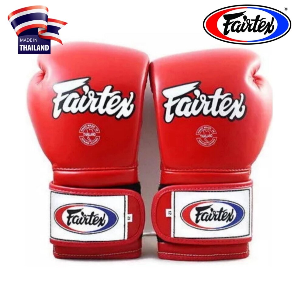 Боксерские перчатки Fairtex Mexican Style BGV9, Таиланд 14 oz Red от компании Тайская косметика и товары из Таиланда - Melissa - фото 5