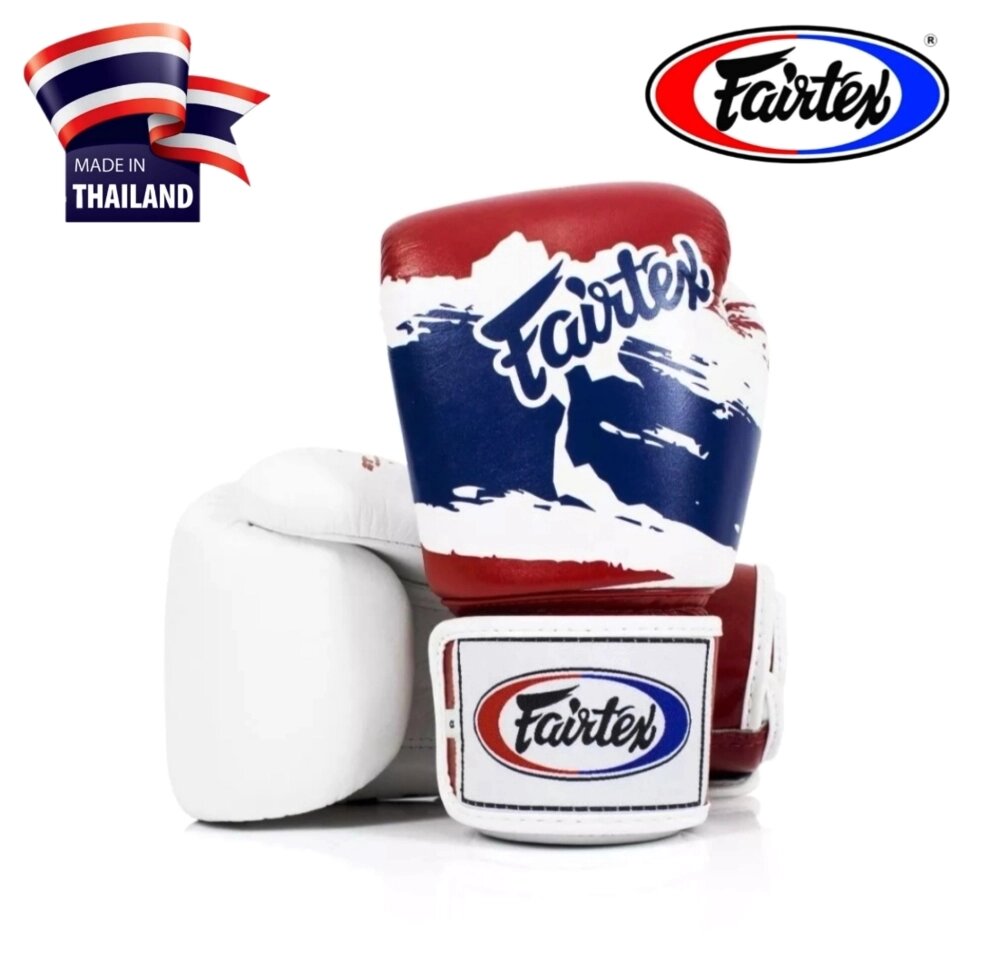 Боксерские перчатки Fairtex Thai Pride BGV1, Таиланд 10 oz от компании Тайская косметика и товары из Таиланда - Melissa - фото 1