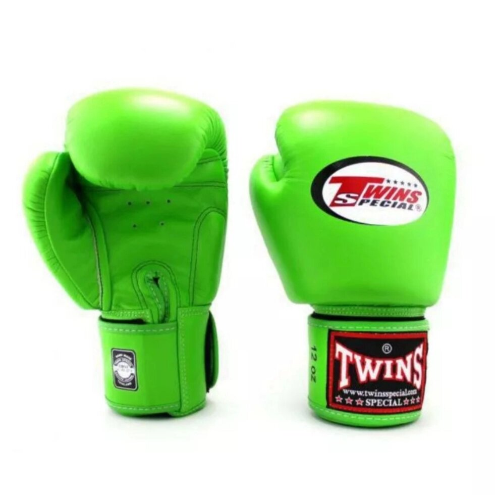 Боксерские перчатки Twins Special BGVL-3, Таиланд 10 oz Light Green от компании Тайская косметика и товары из Таиланда - Melissa - фото 3