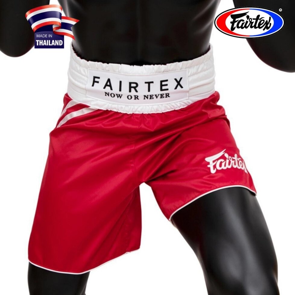 Боксерские шорты Fairtex Muay Thai Shorts BT2009, Таиланд L Red от компании Тайская косметика и товары из Таиланда - Melissa - фото 1