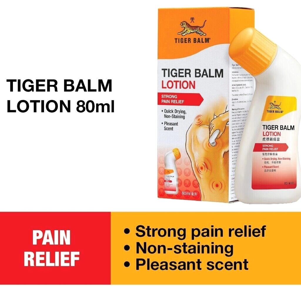 Болеутоляющий лосьон тигровый Tiger Balm Lotion Pain Relief, 80 мл от компании Тайская косметика и товары из Таиланда - Melissa - фото 1