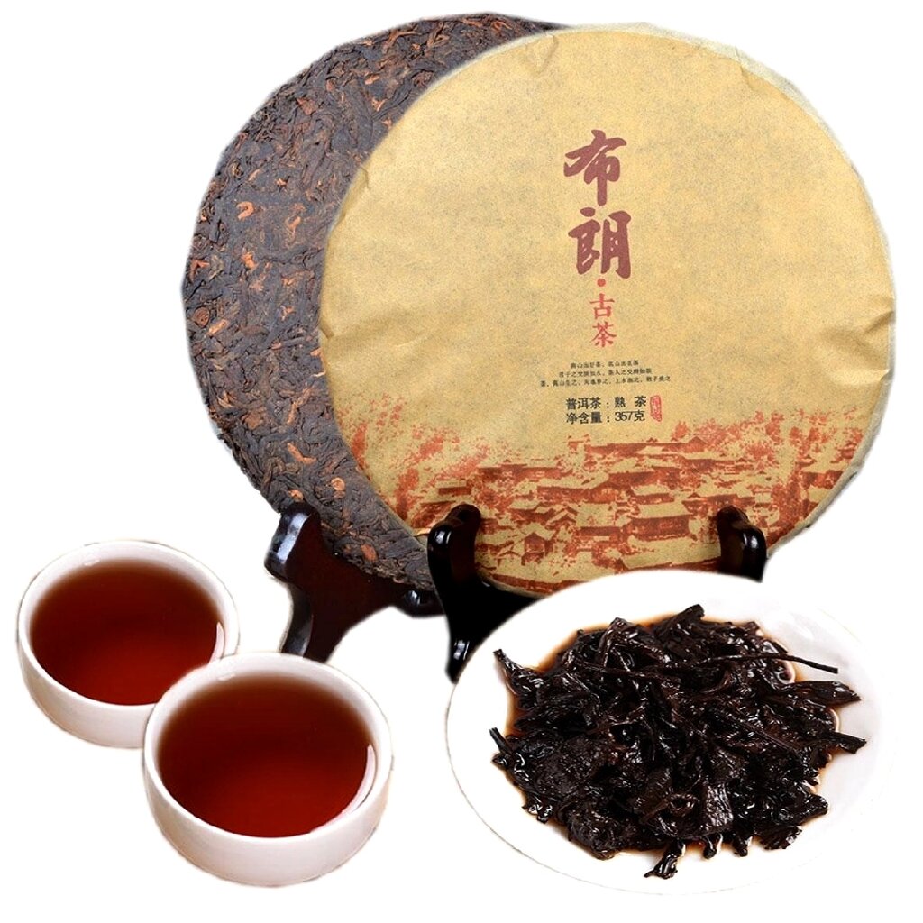 Чай китайский Шу Пуэр черный Shu Puer Yunnan Seven Black Tea, 357 гр. Китай от компании Тайская косметика и товары из Таиланда - Melissa - фото 1