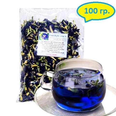 Чай синий тайский Анчан “Butterfly Pea Tea”, 100 гр., Таиланд от компании Тайская косметика и товары из Таиланда - Melissa - фото 1