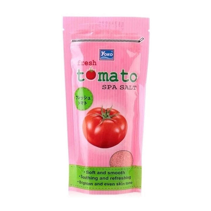 Cолевой скраб для тела “Свежий томат”  Yoko Fresh Tomato Spa Salt, 300 гр. от компании Тайская косметика и товары из Таиланда - Melissa - фото 1