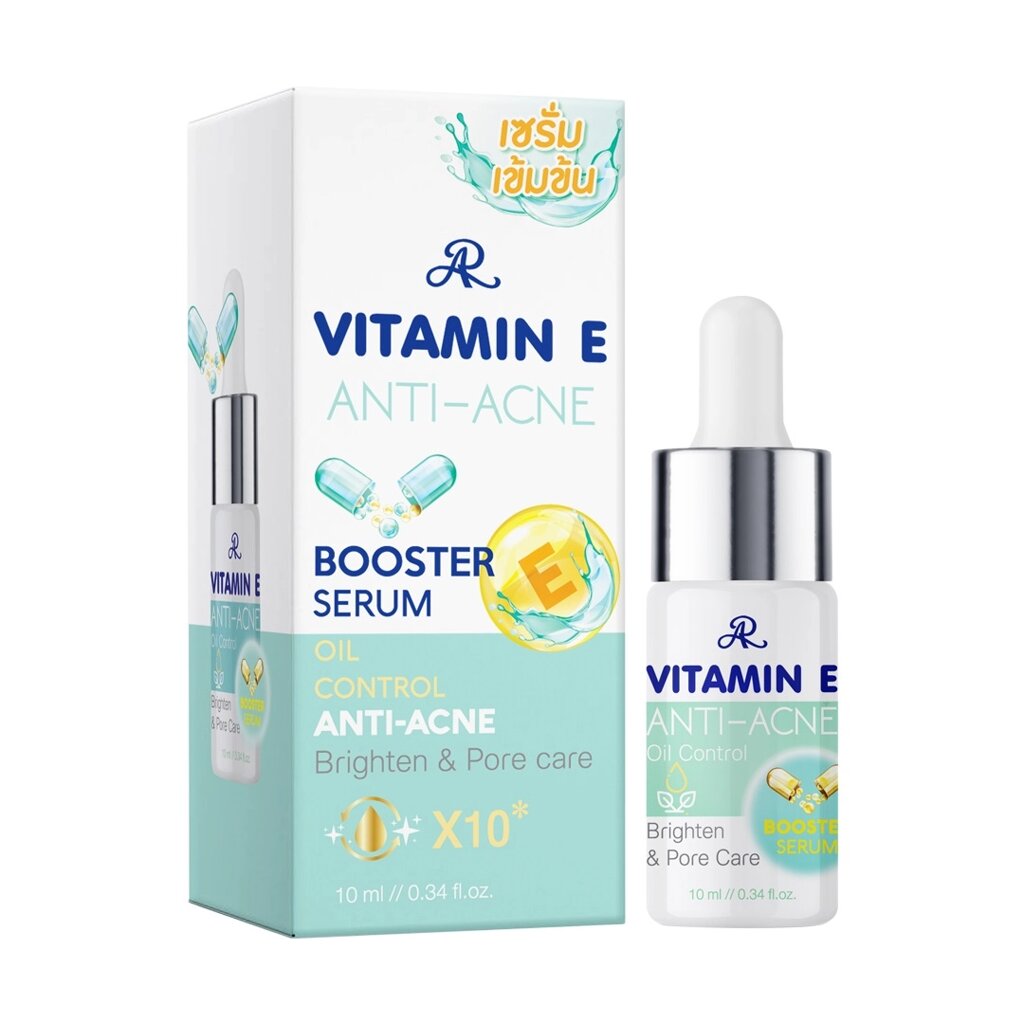 Cыворотка для лица от акне и для контроля жирности AR Vitamin E anti acne & oil control serum от компании Тайская косметика и товары из Таиланда - Melissa - фото 1