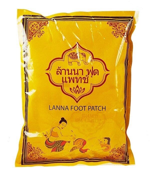 Детоксикационные пластыри на стопы Lanna Foot Patch, 10 шт., Таиланд от компании Тайская косметика и товары из Таиланда - Melissa - фото 1