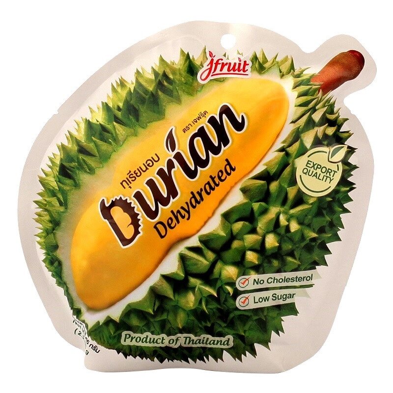 Дуриан дегидрированный, Jfruit Durian Dehydrated , 65 gr., Таиланд от компании Тайская косметика и товары из Таиланда - Melissa - фото 1