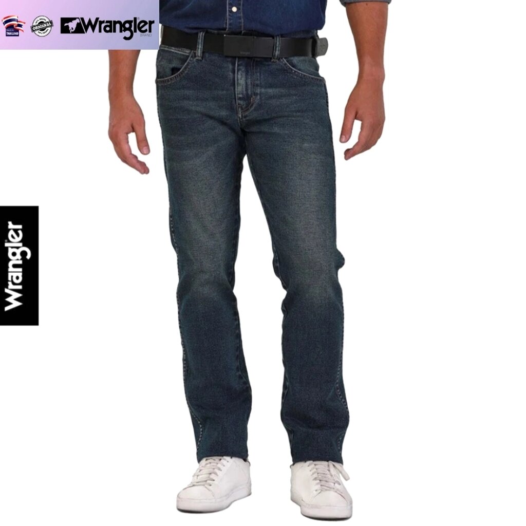 Джинсы мужские Wrangler Spencer, модель WR S423MSPZS19 (оригинал) Waist: W36L32 от компании Тайская косметика и товары из Таиланда - Melissa - фото 1