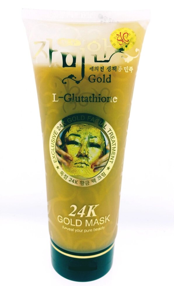 Эксклюзивная Золотая 24К Маска для лица 220 мл / Exclusive 24K Gold Facial Mask 220 ml от компании Тайская косметика и товары из Таиланда - Melissa - фото 1