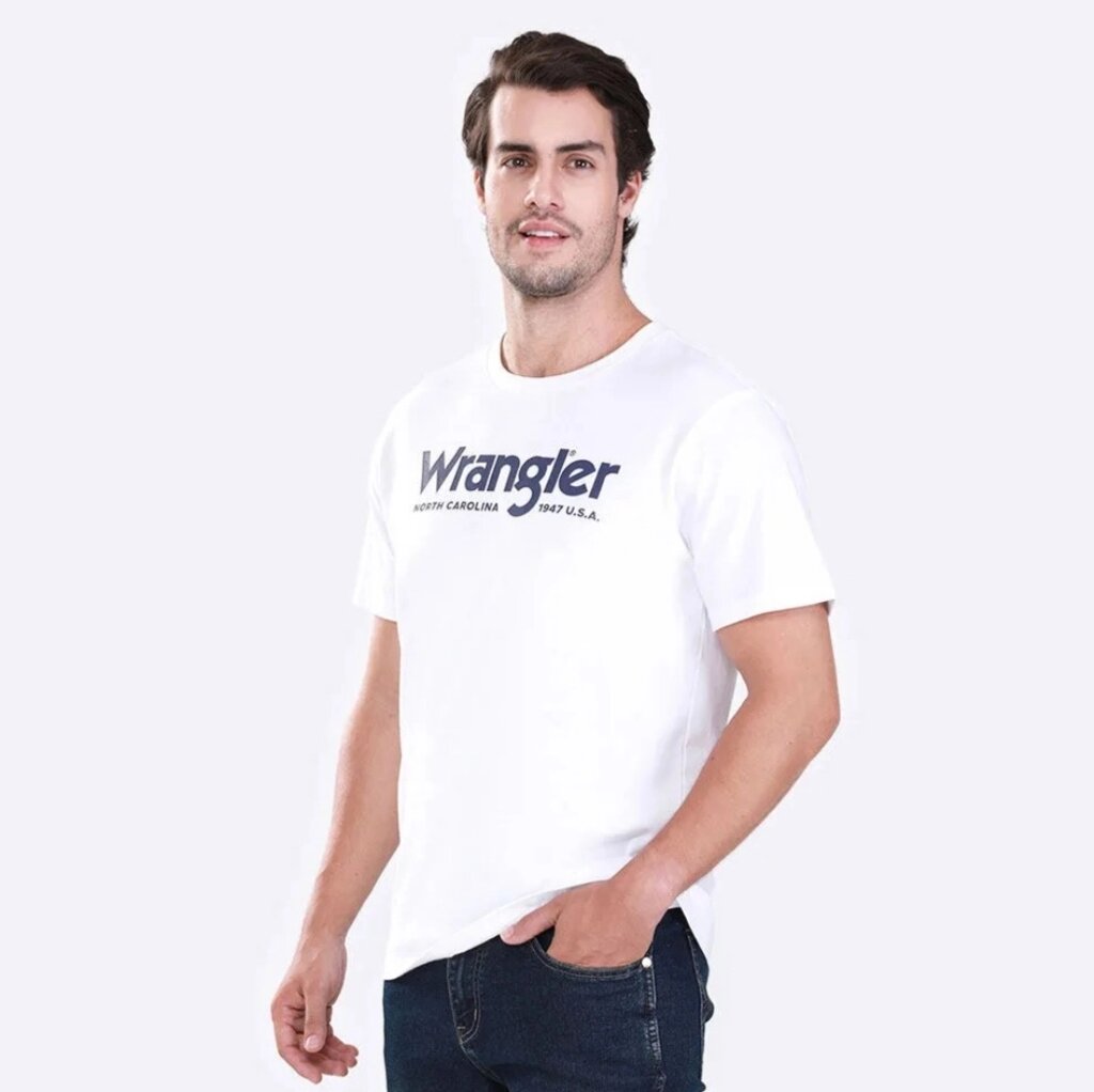 Футболка мужская T-Shirt Wrangler Regular Affordable, модель WR S523MTSSF19 (оригинал) L от компании Тайская косметика и товары из Таиланда - Melissa - фото 3