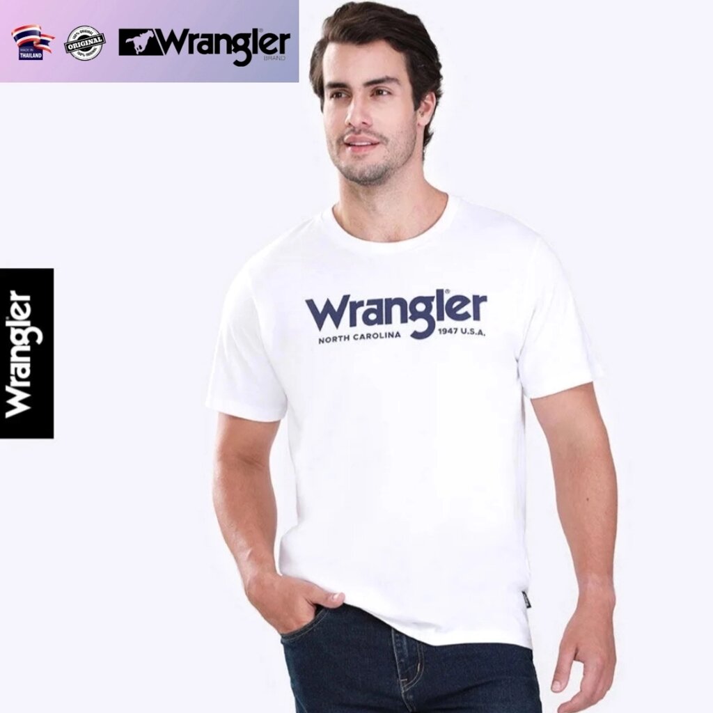 Футболка мужская T-Shirt Wrangler Regular Affordable, модель WR S523MTSSF19 (оригинал) XXL от компании Тайская косметика и товары из Таиланда - Melissa - фото 1