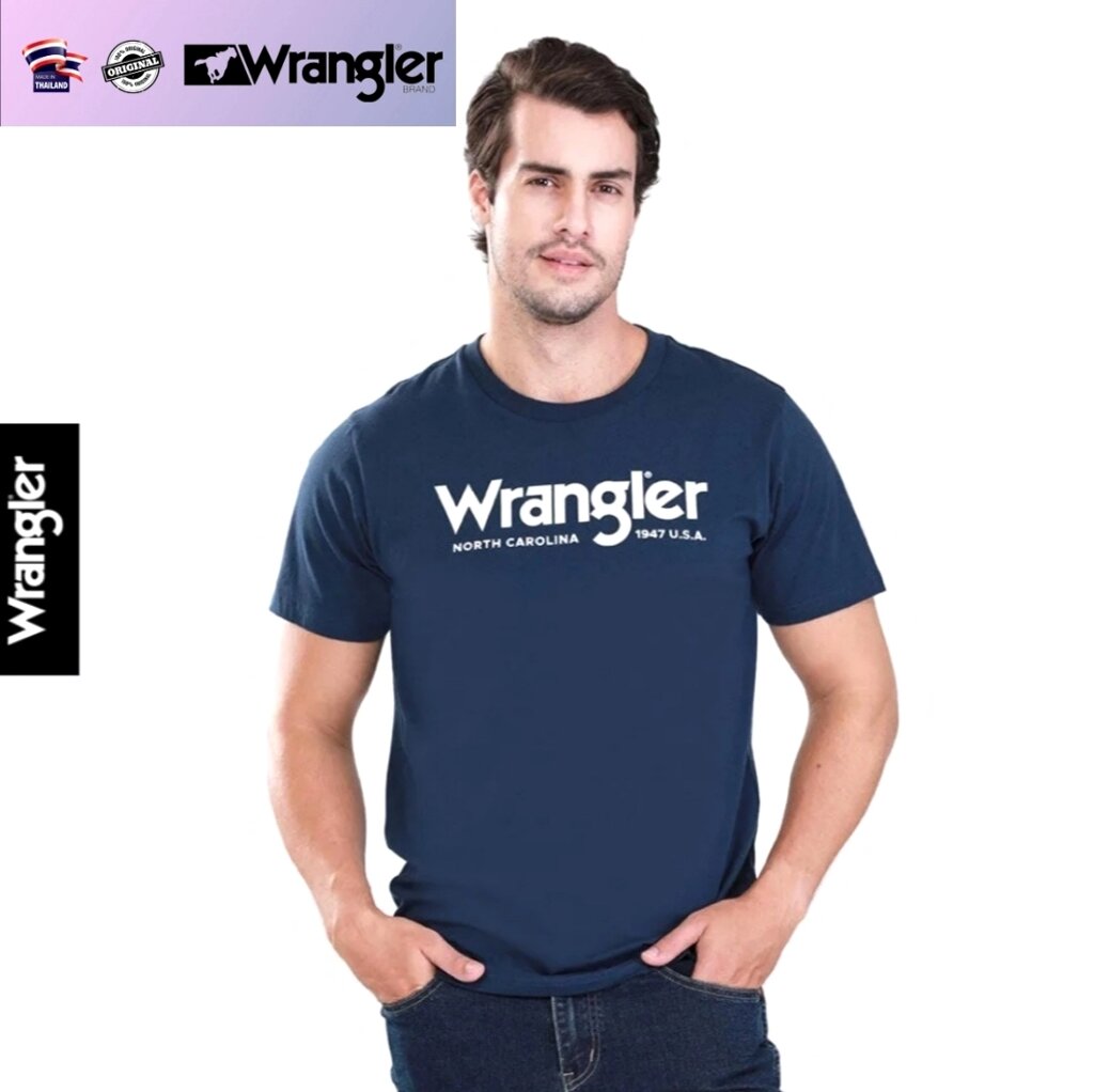 Футболка мужская Wrangler Regular Affordable, модель WR S523MTSSF17 (оригинал) XXL от компании Тайская косметика и товары из Таиланда - Melissa - фото 1