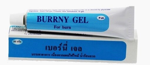 Гель от ожогов Burrny Gel, 30 гр., Таиланд от компании Тайская косметика и товары из Таиланда - Melissa - фото 1