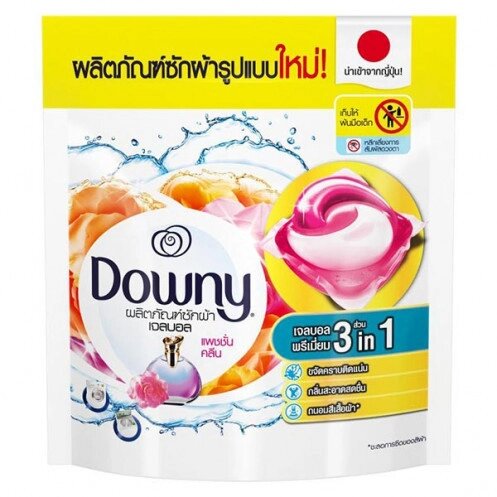 Гелевые капсулы для стирки DOWNY 3 in 1 GEL BALL PINK, 7 капсул от компании Тайская косметика и товары из Таиланда - Melissa - фото 1