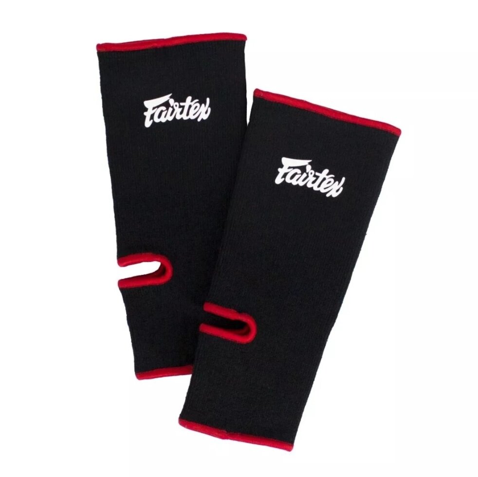 Хлопковая защита голени Fairtex AS-1 Black/Red от компании Тайская косметика и товары из Таиланда - Melissa - фото 4