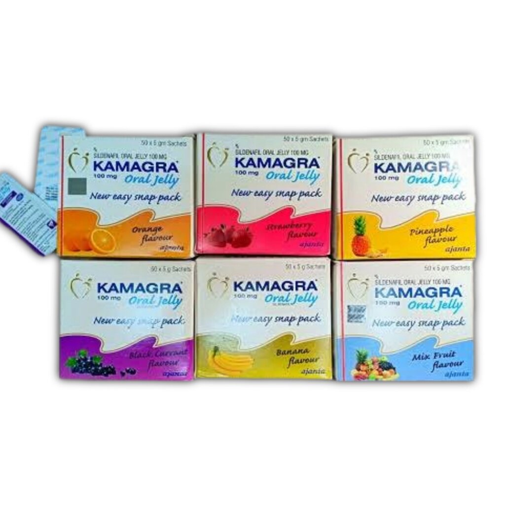 Камагра желе для потенции Камагра Kamagra Oral Jelly 50 саше по 5 гр. (оригинал) АНАНАС от компании Тайская косметика и товары из Таиланда - Melissa - фото 1