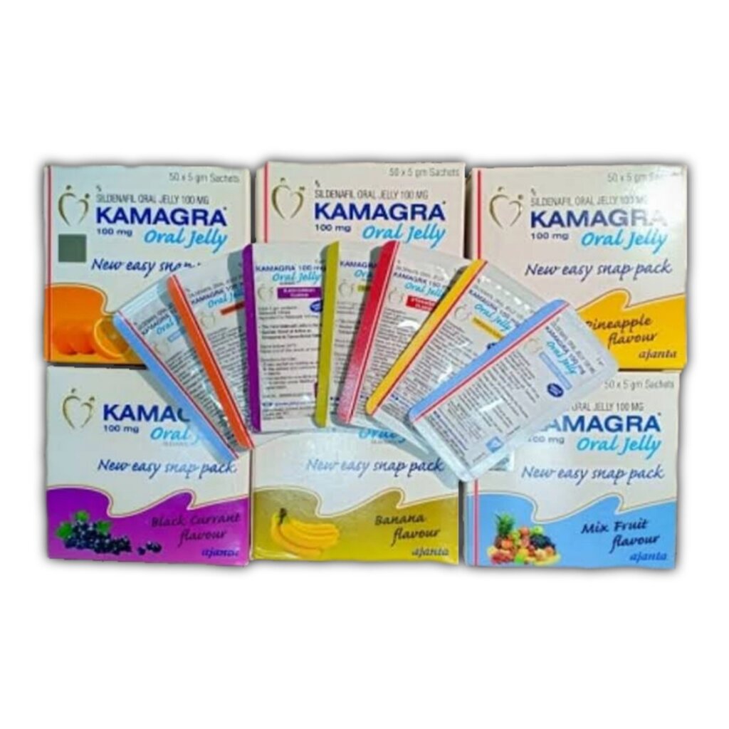 Камагра желе для потенции Камагра Kamagra Oral Jelly 50 саше по 5 гр. (оригинал) ФРУКТОВЫЙ МИКС от компании Тайская косметика и товары из Таиланда - Melissa - фото 3